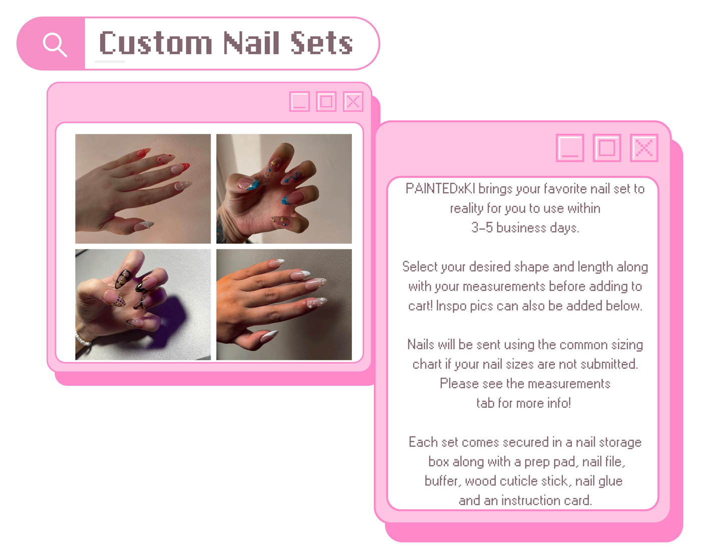 Custom Nail Set